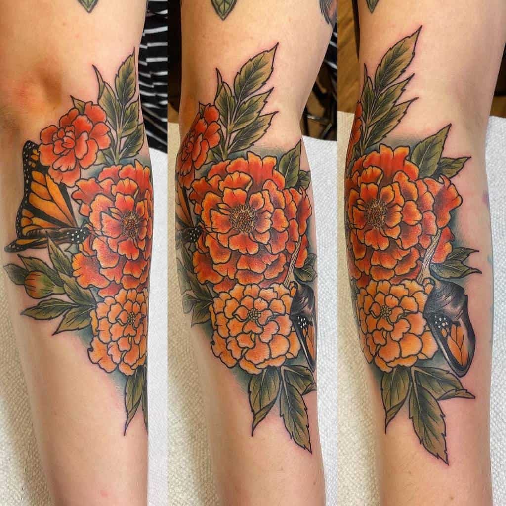 Outer Forearm Floral Tattoos stewbiscuit