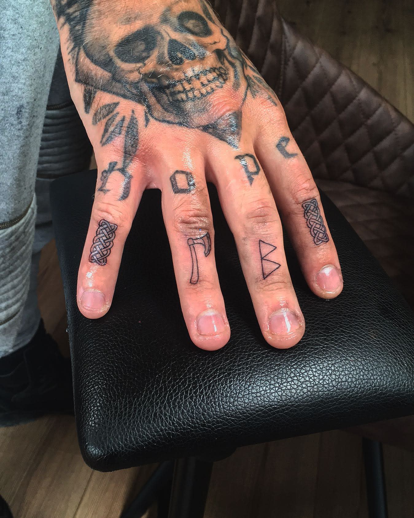 Hand Pagan Tattoo -chynnarosetattoos