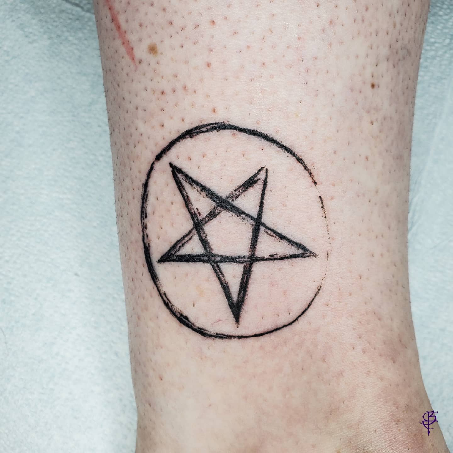 Pentacle Pagan Tattoo -beatroce_tat2