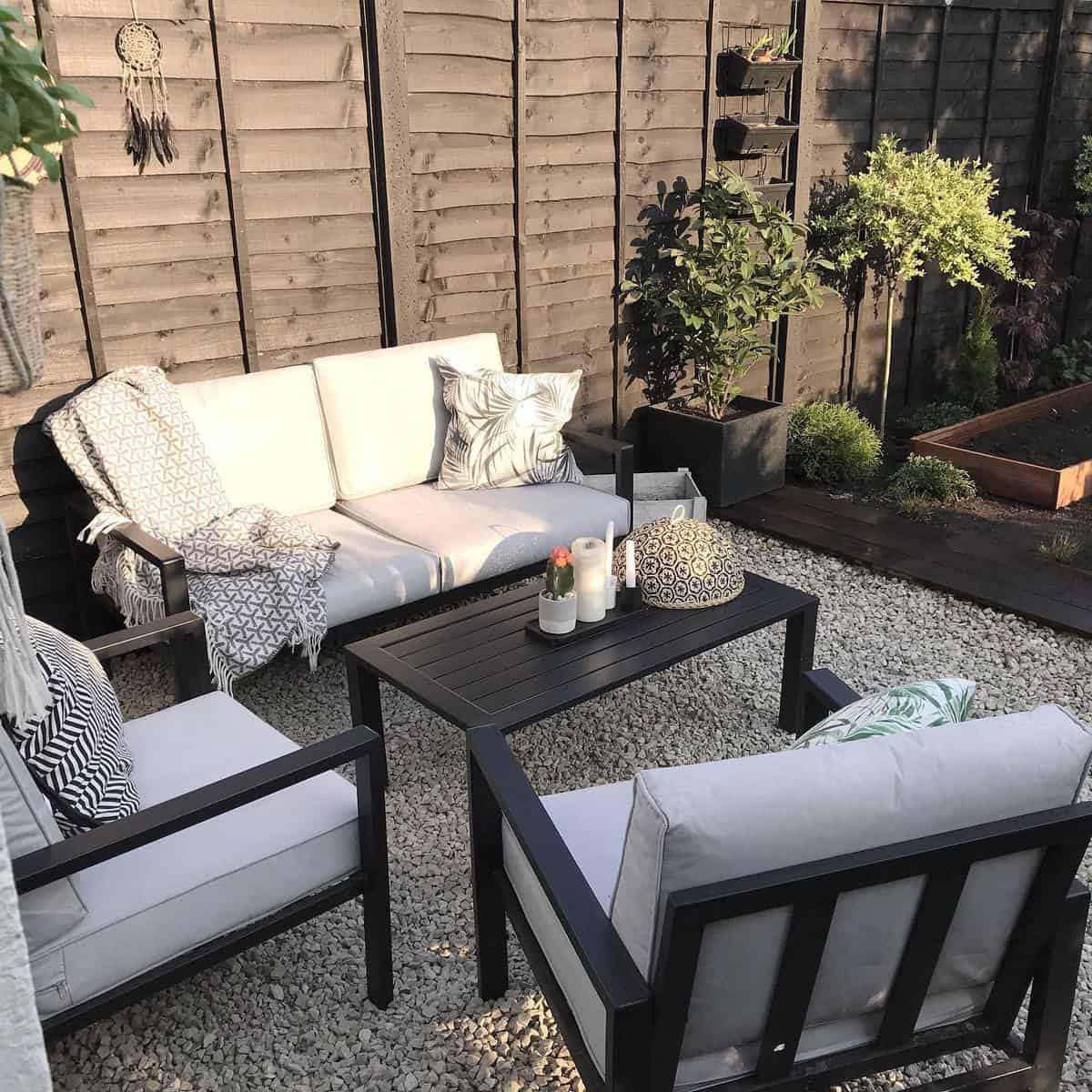 Patio decor tables and chairs