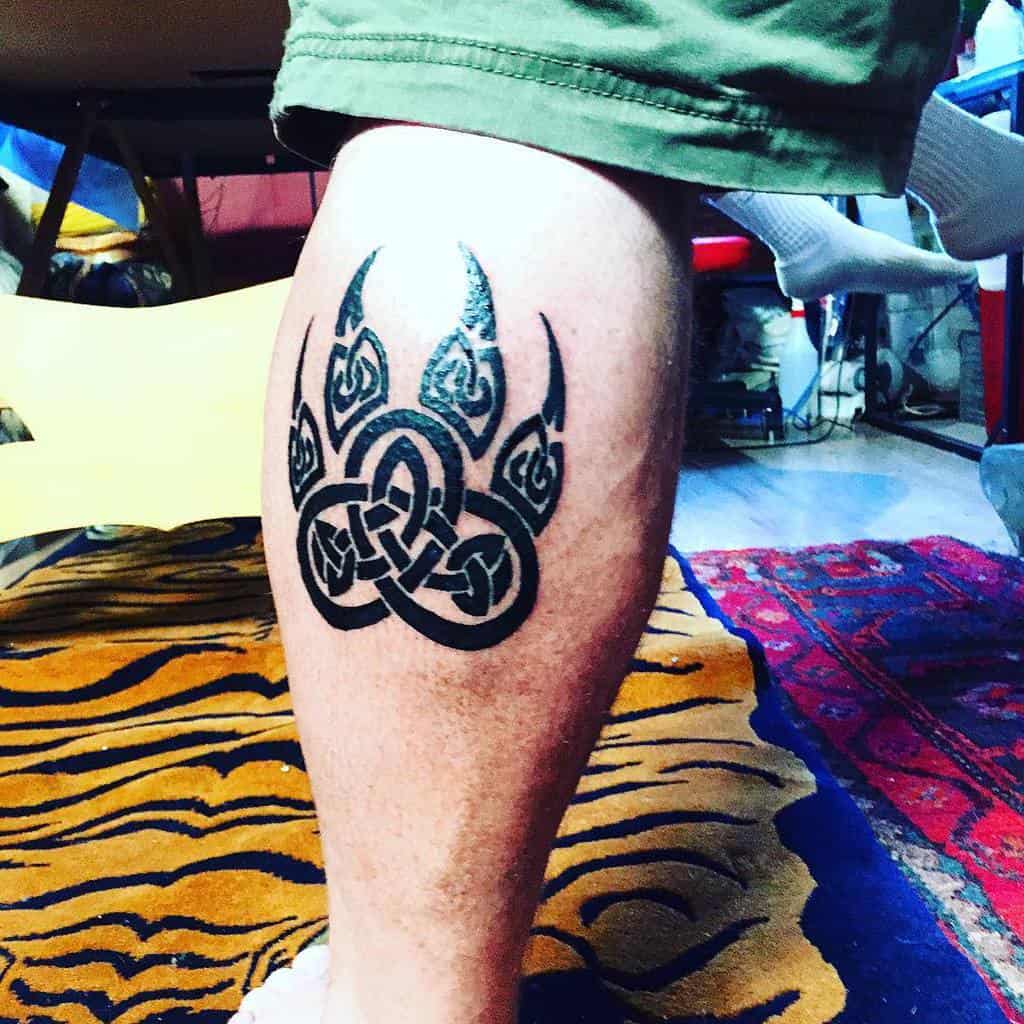 Paw Tribal Bear Tattoo enerjahtics