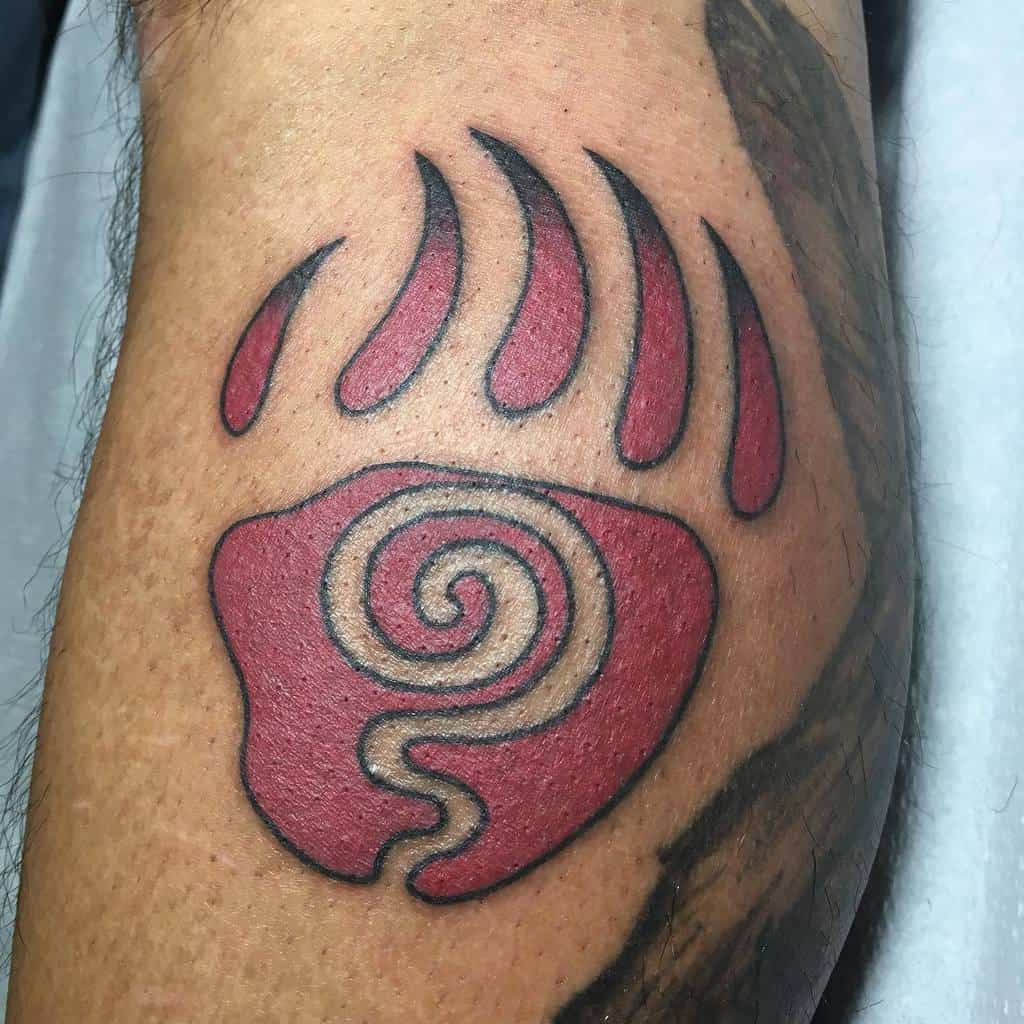 Paw Tribal Bear Tattoo steeltigertattoo