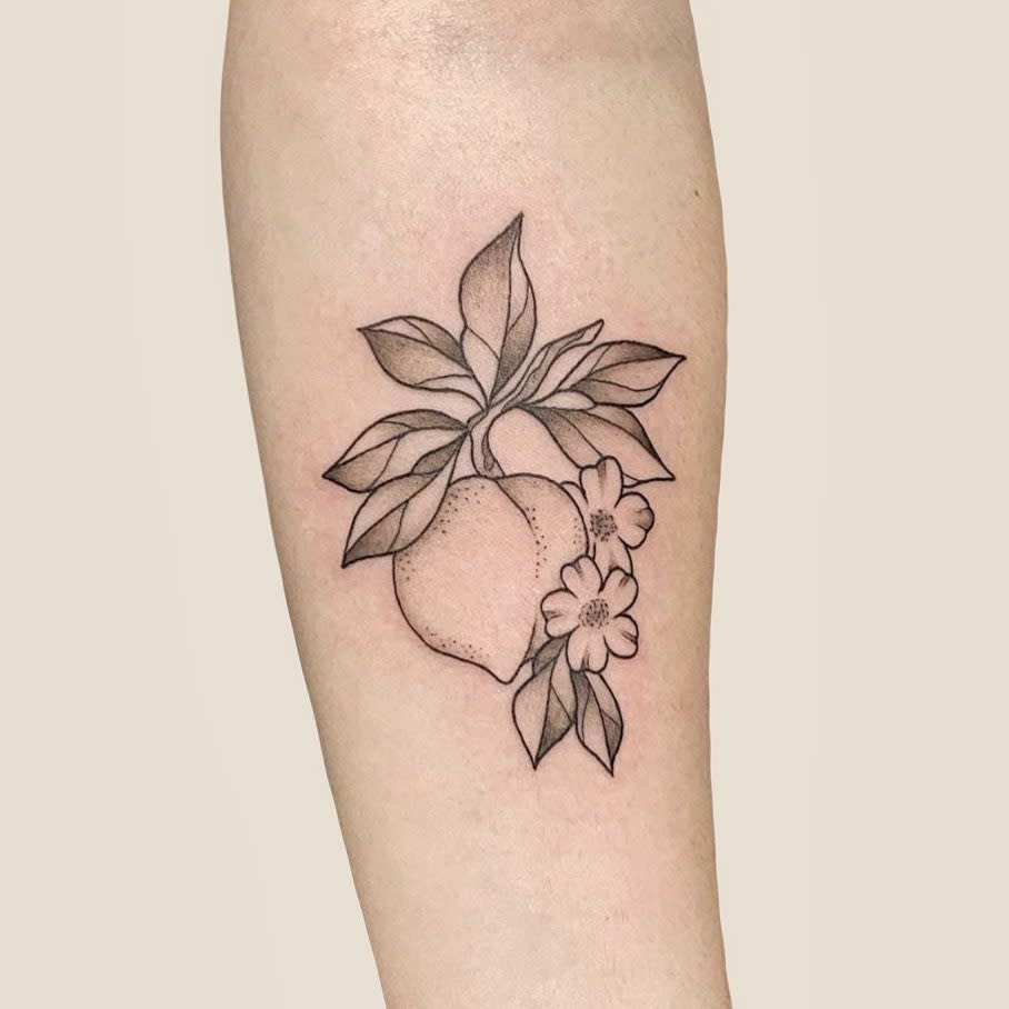 Waterproof Temporary Tattoo Sticker Sunflower Flash Tattos Peach Blossom  Fruit Flowers Body Art Arm Leg Fake Tatoo Women Girls  AliExpress