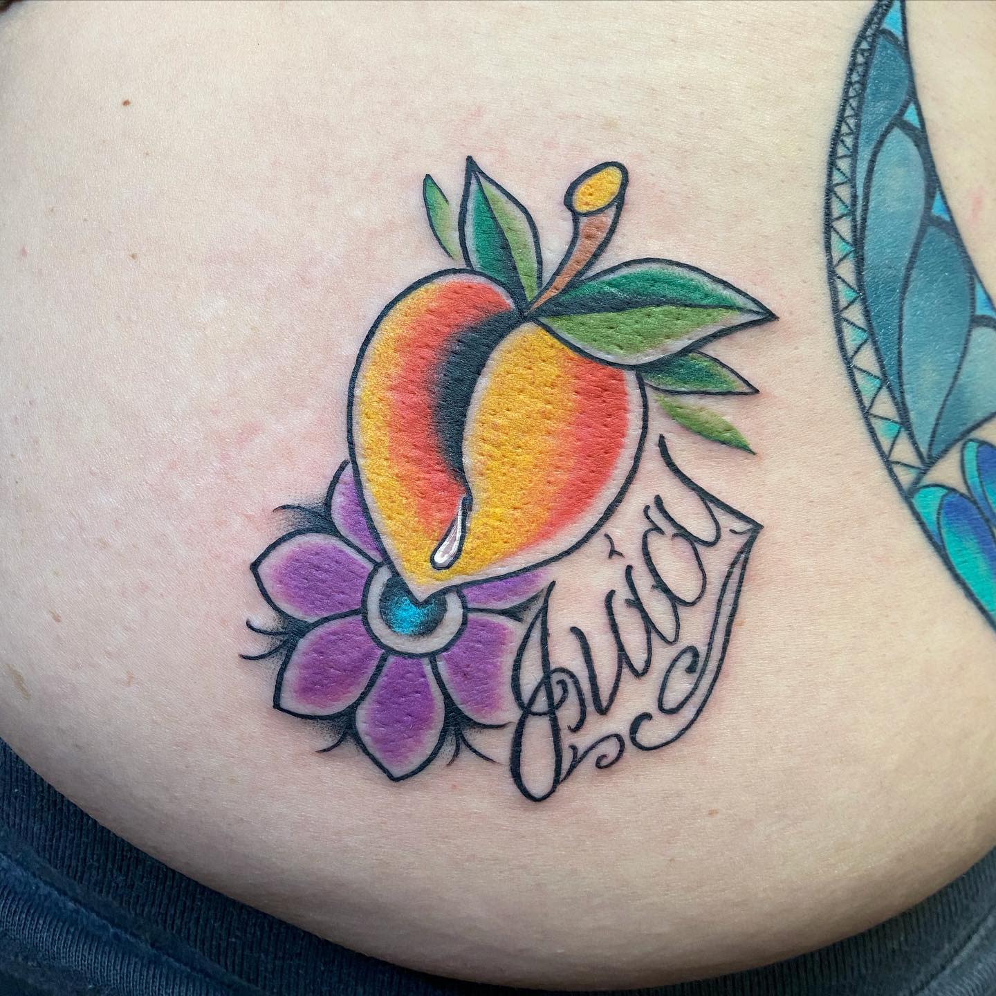 Tattoo tagged with mj small vegan emoji micro symbols peach tiny  food ifttt little nature fruit other illustrative sketch work inner  arm  inkedappcom