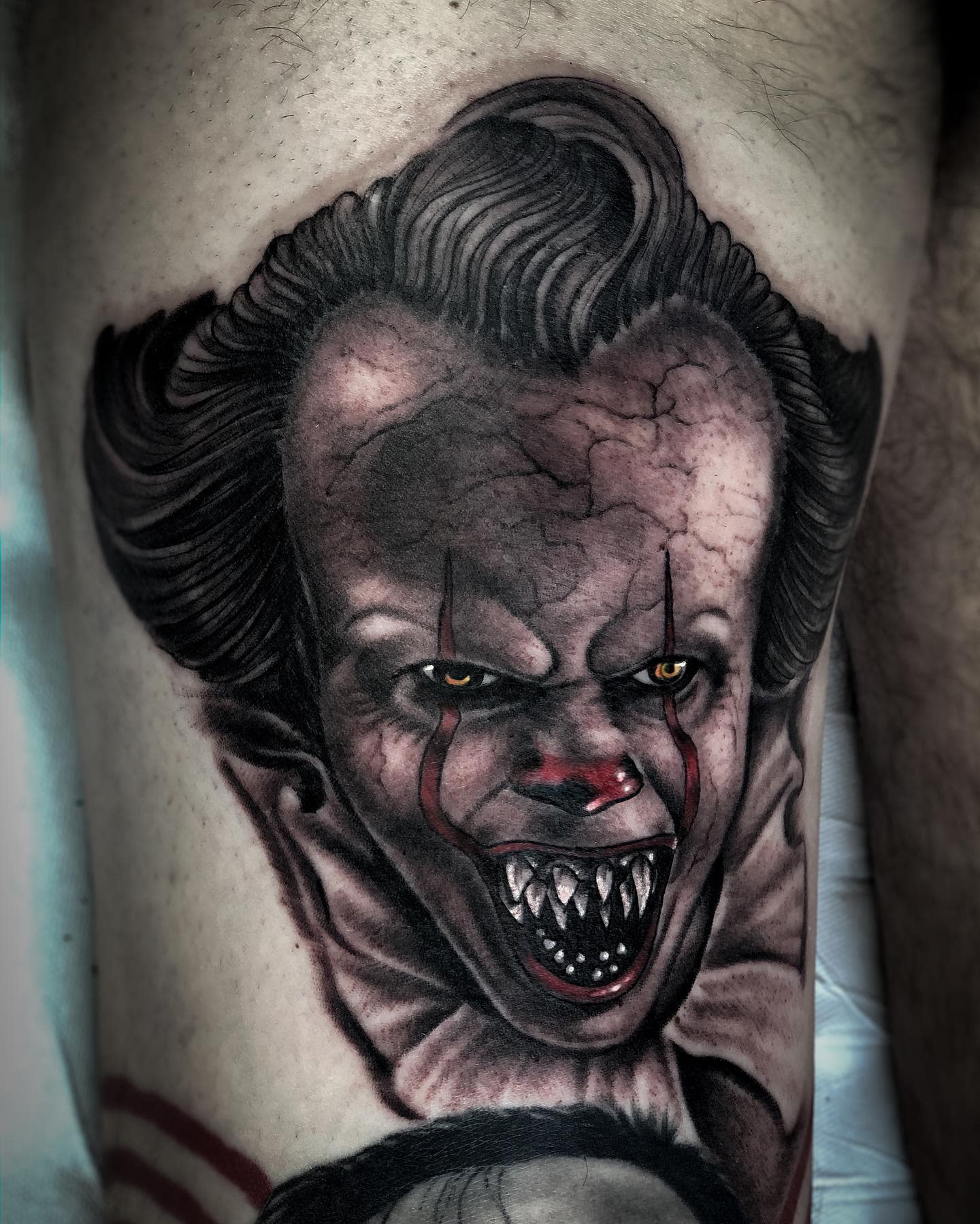 Pin by Lizia on черепа | Scary tattoos, Creepy tattoos, Skull sleeve tattoos