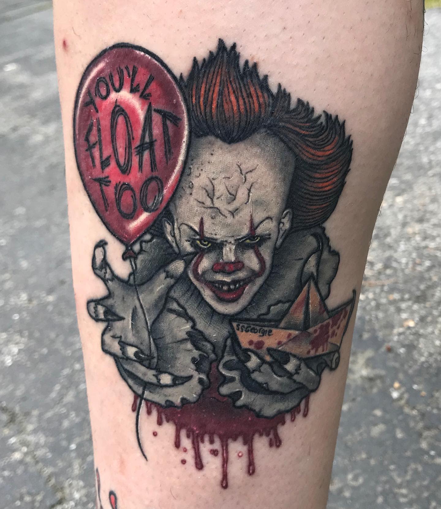 555 Likes 6 Comments  Traditional Tattoo traditionalartist on  Instagram flash by badchildssfu    Traditional tattoo Horror  tattoo Pennywise tattoo