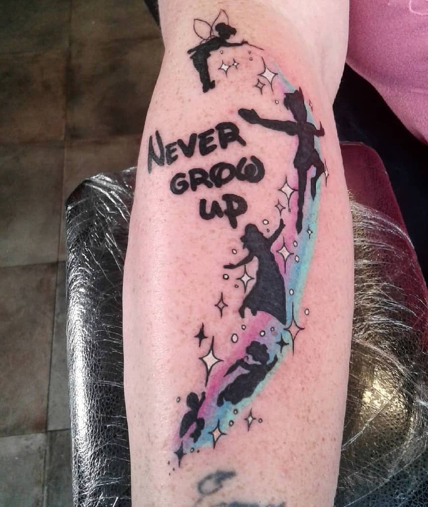 Peter Pan Never Grow Up Tattoo Guerrillapest
