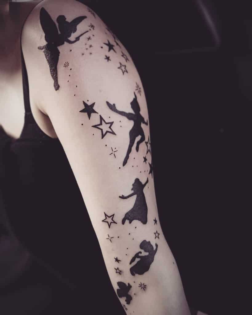 Peter Pan Silhouette Tattoo Anny Anarchy