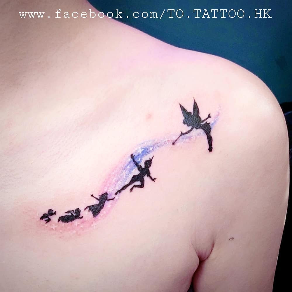 Peter Pan Silhouette Tattoo To.tattoo.hk