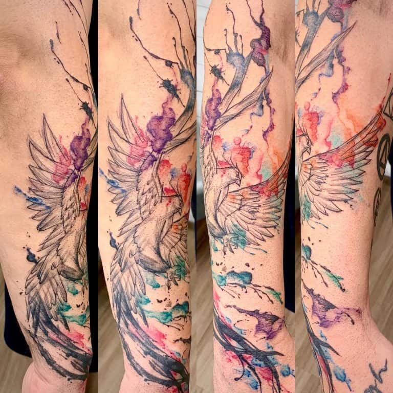 Cool Phoenix Rising Tattoo Ideas Inspiration Guide