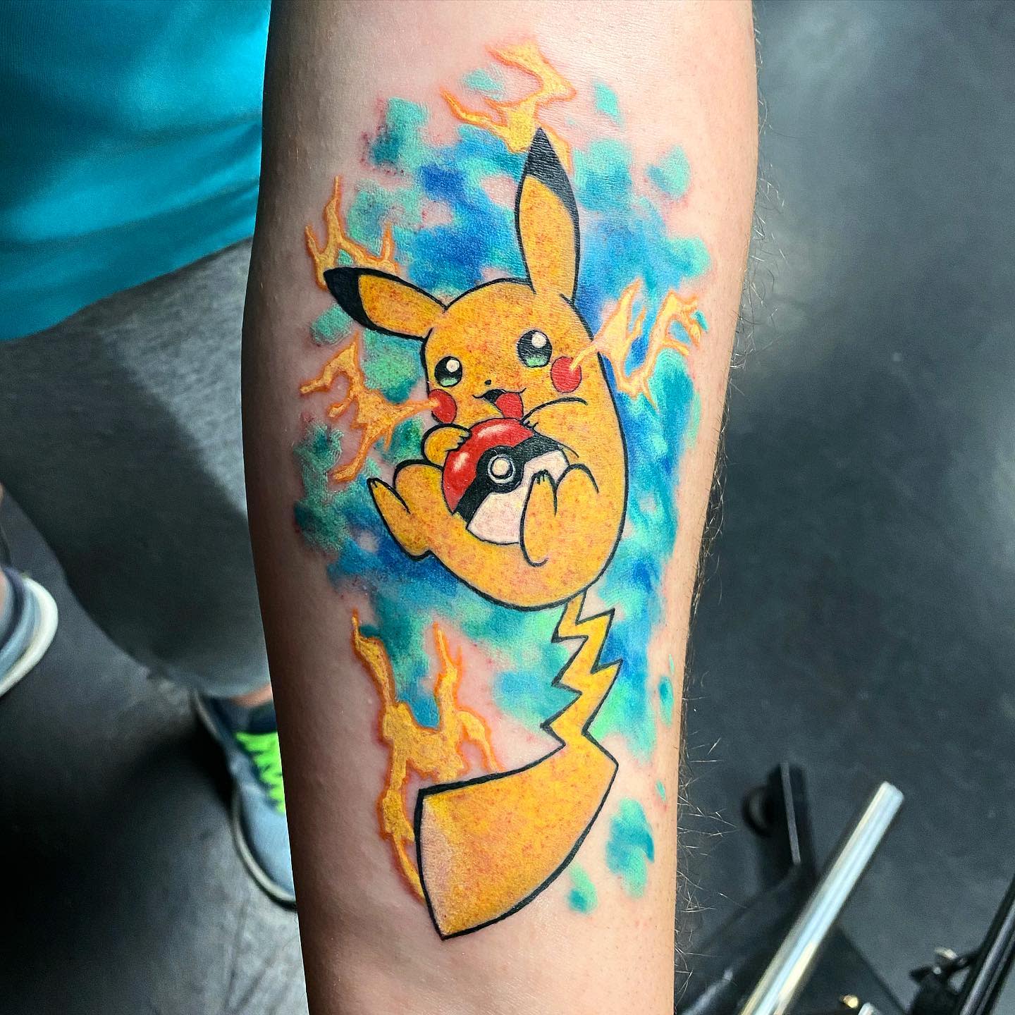 Arm Pikachu Tattoo -tattoojd13