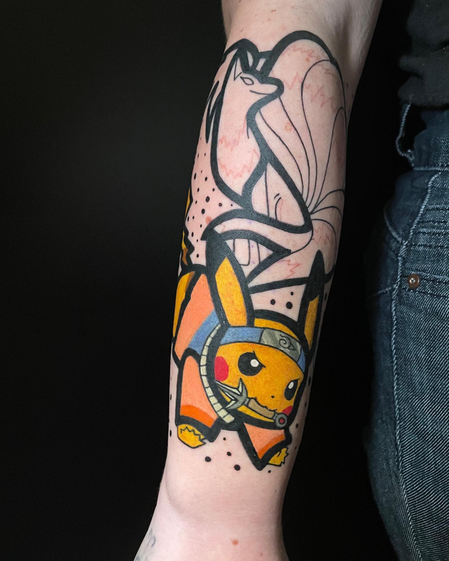 Arm Pikachu Tattoo -thikkaftercare