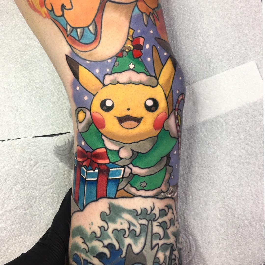 Cute Pikachu Tattoo -thebakery