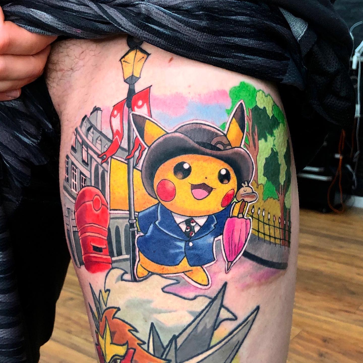 Detective Pikachu Pikachu Tattoo -thebakery