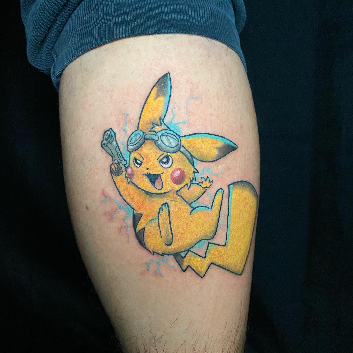 Leg Pikachu Tattoo -steveom4l