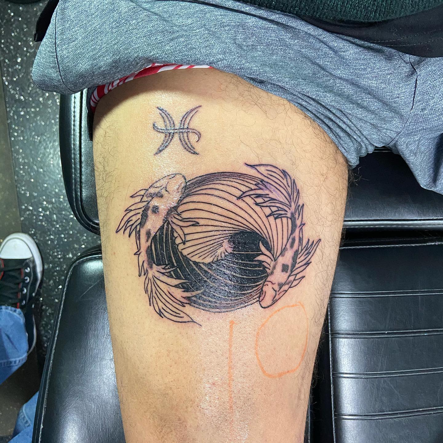 Pisces YinYang Tattoo Ideas -keithtattoo