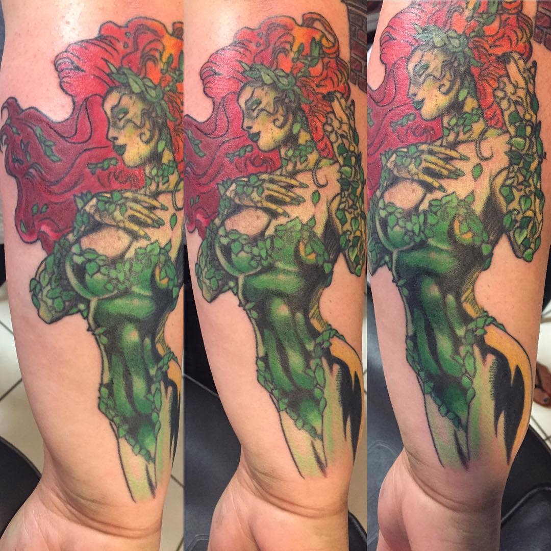Arm Poison Ivy Tattoo -tattoojocelynjust