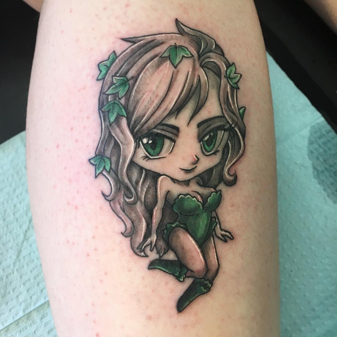 Cute Poison Ivy Tattoo -tiffany_mclovin_tattoo