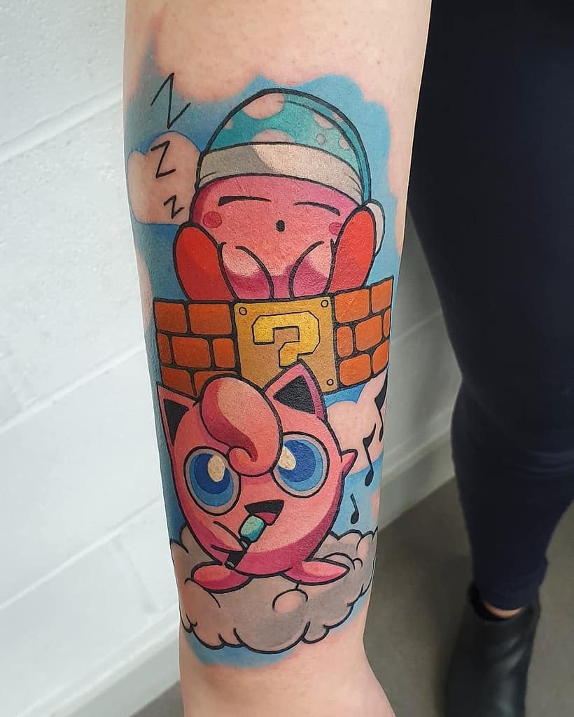 Pokemon Kirby Tattoos Benhorrockstattoos