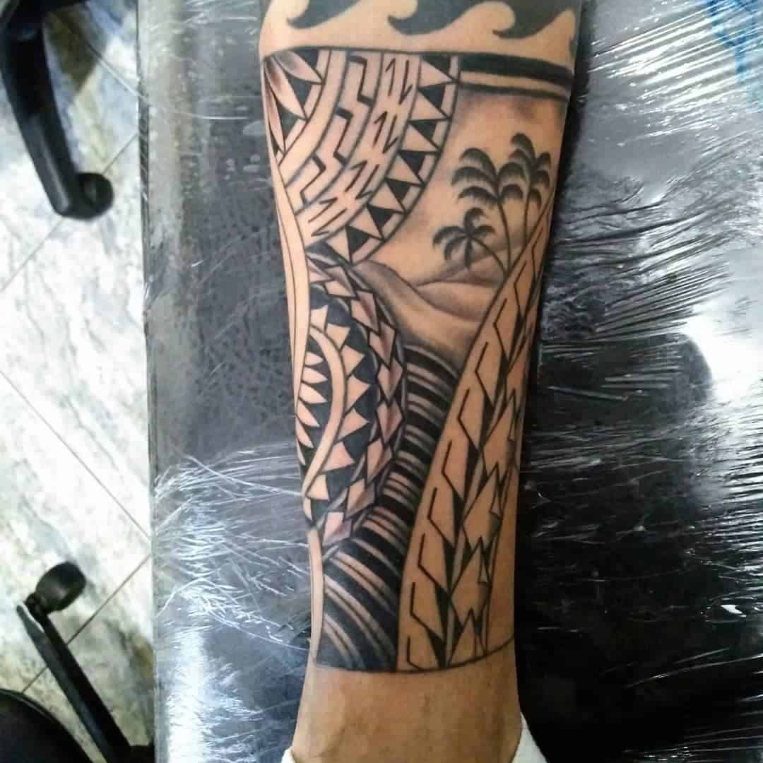 Polynesian Leg Tattoo lastsoultattoos