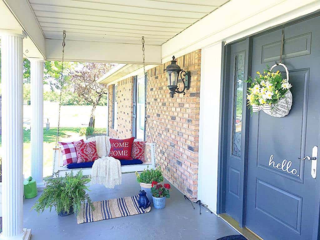 Porch Deck Decorating Ideas -livesimplymodernfarmhouse