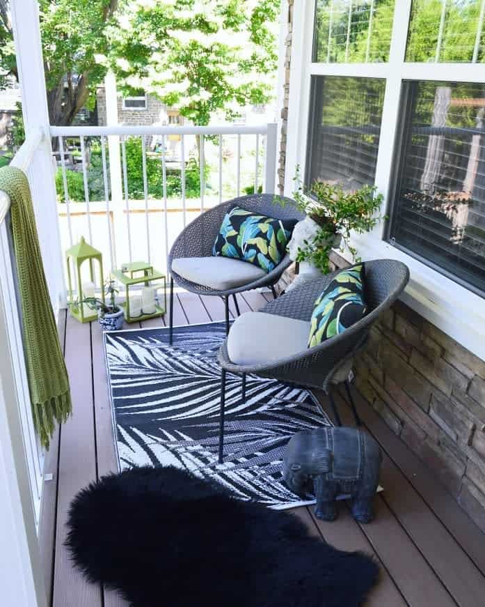 Porch Deck Decorating Ideas -vintagemeetsglamdecor