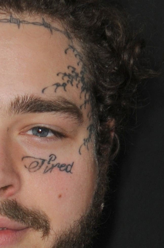 Post Malone Left Hand Side