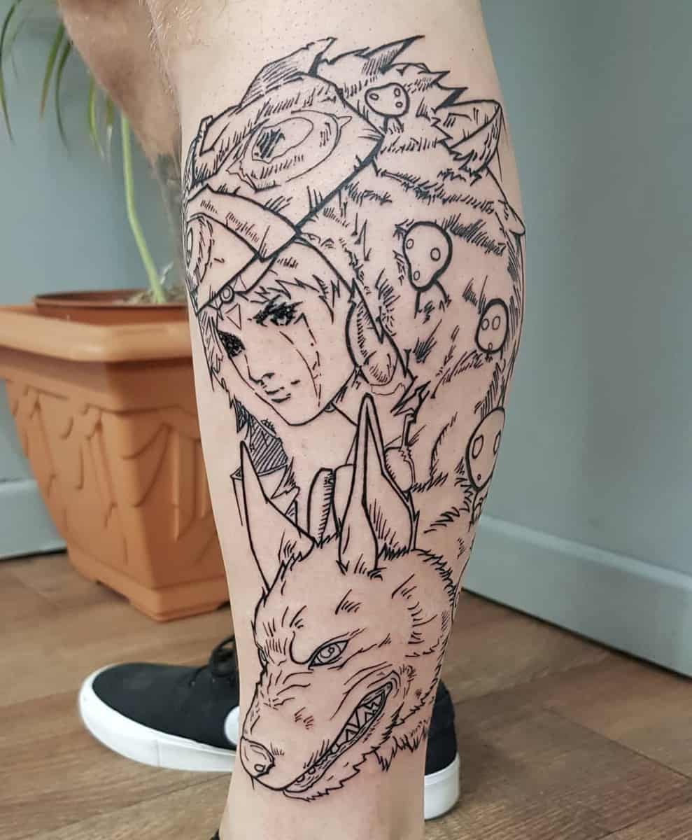 studioghibli in Black  Gray Tattoos  Search in 13M Tattoos Now   Tattoodo