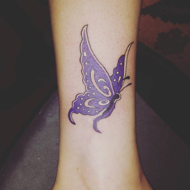 61 Purple Butterfly Tattoo Ideas 2024 Inspiration Guide