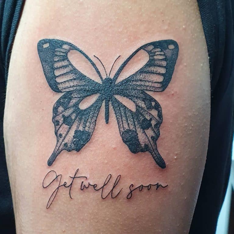 What Does A Butterfly Tattoo Symbolize   Qoute Butterfly Tattoo Meaning Bavariastichtattoo 768x768 