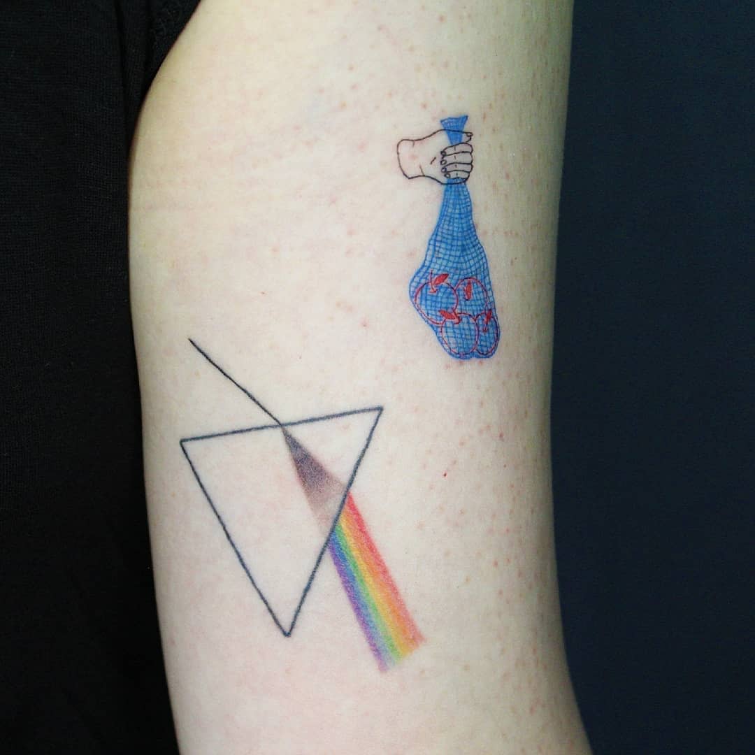 Arm Rainbow Tattoos -sophie_a_tattoo