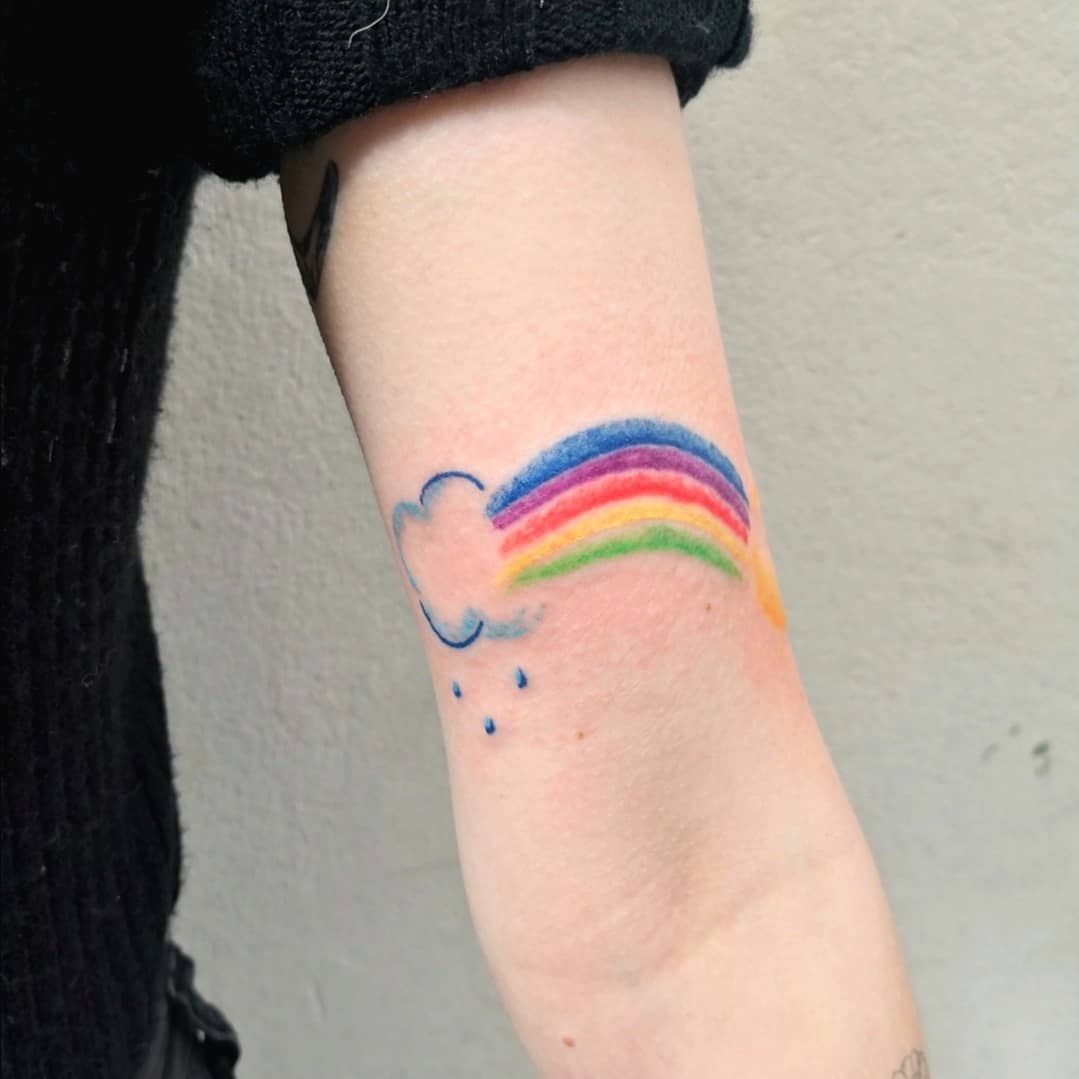 Arm Rainbow Tattoos -yendis.tattoo