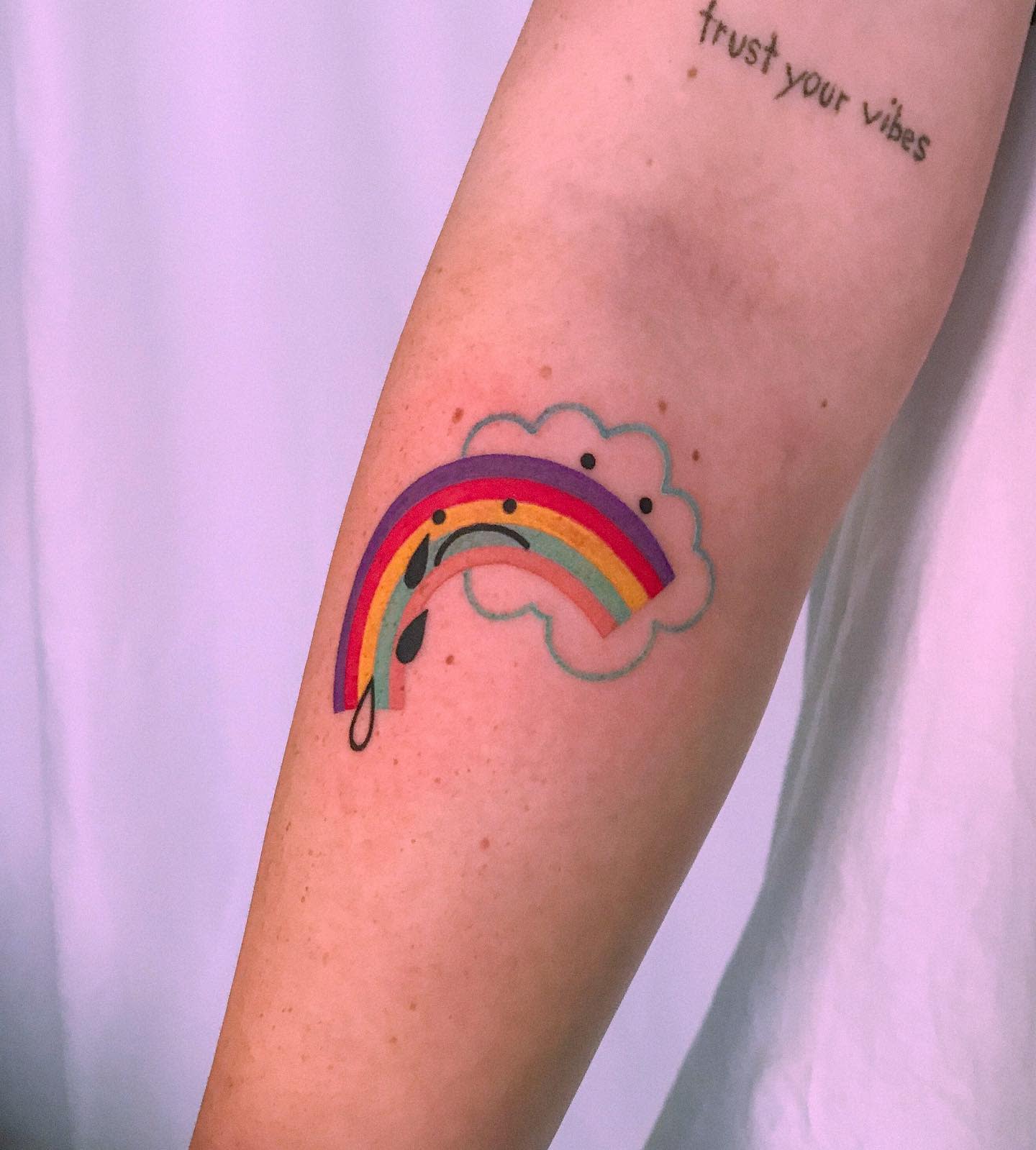 Cute Rainbow Tattoos -mo_kathi