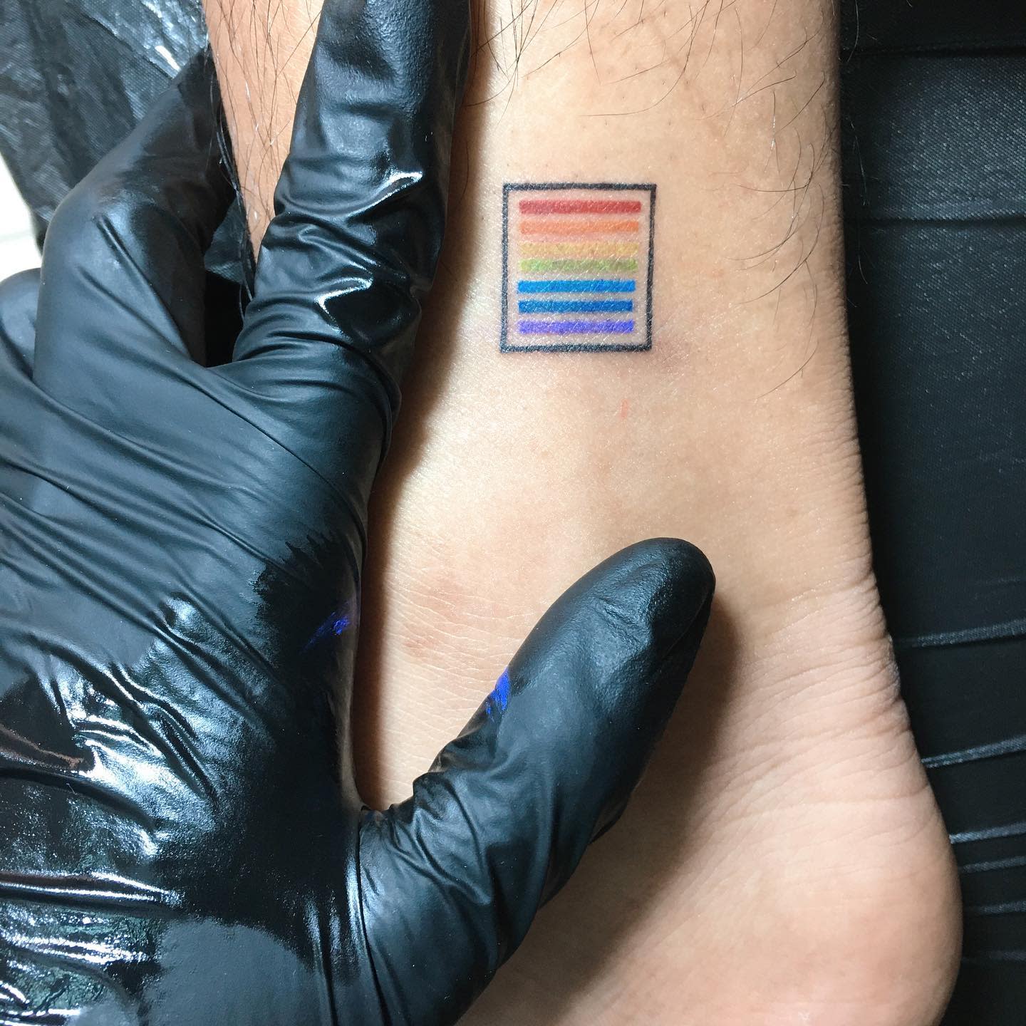 Leg Rainbow Tattoos -ittziri
