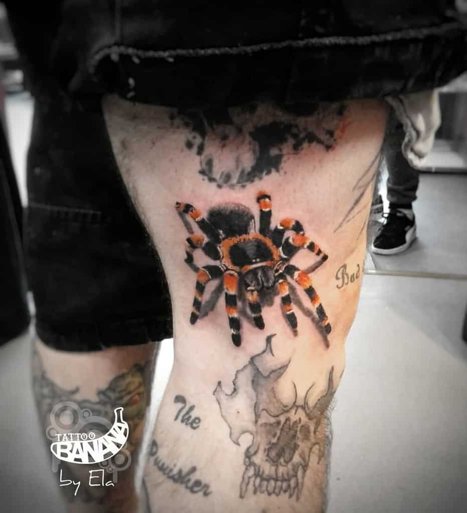spider tattoos on female 3d｜TikTok Search