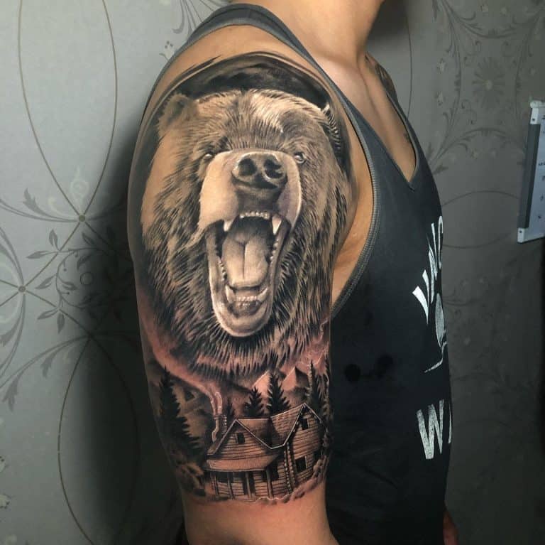 Amazing Black Bear Tattoo Ideas