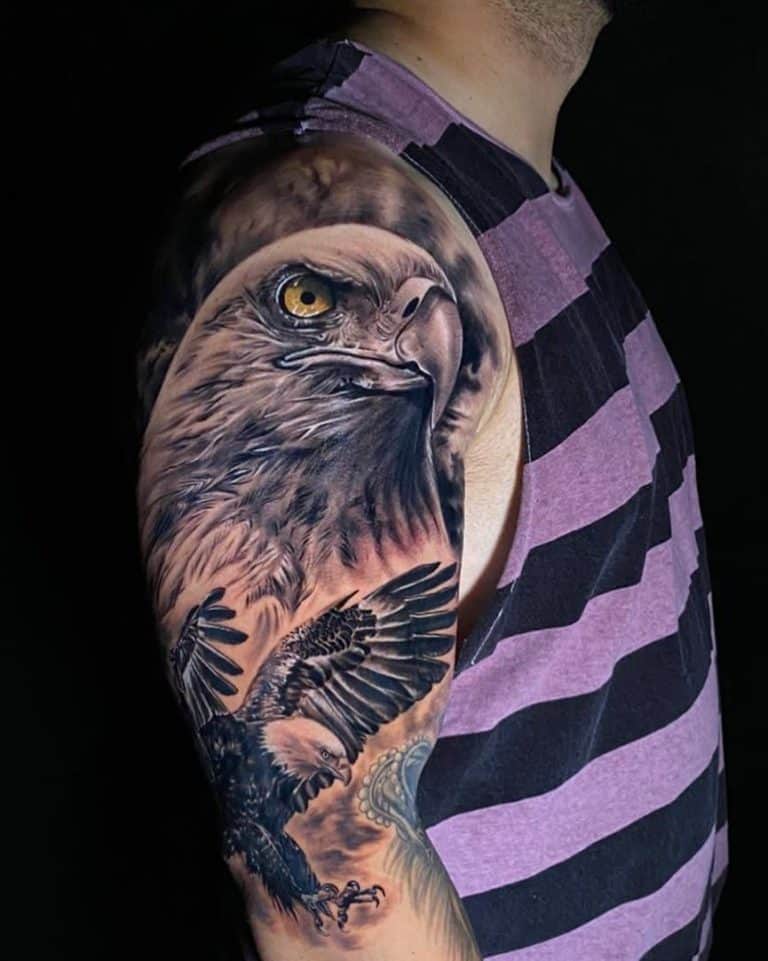 Top 71 Best Eagle  Head  Tattoo  Ideas 2022 Inspiration 