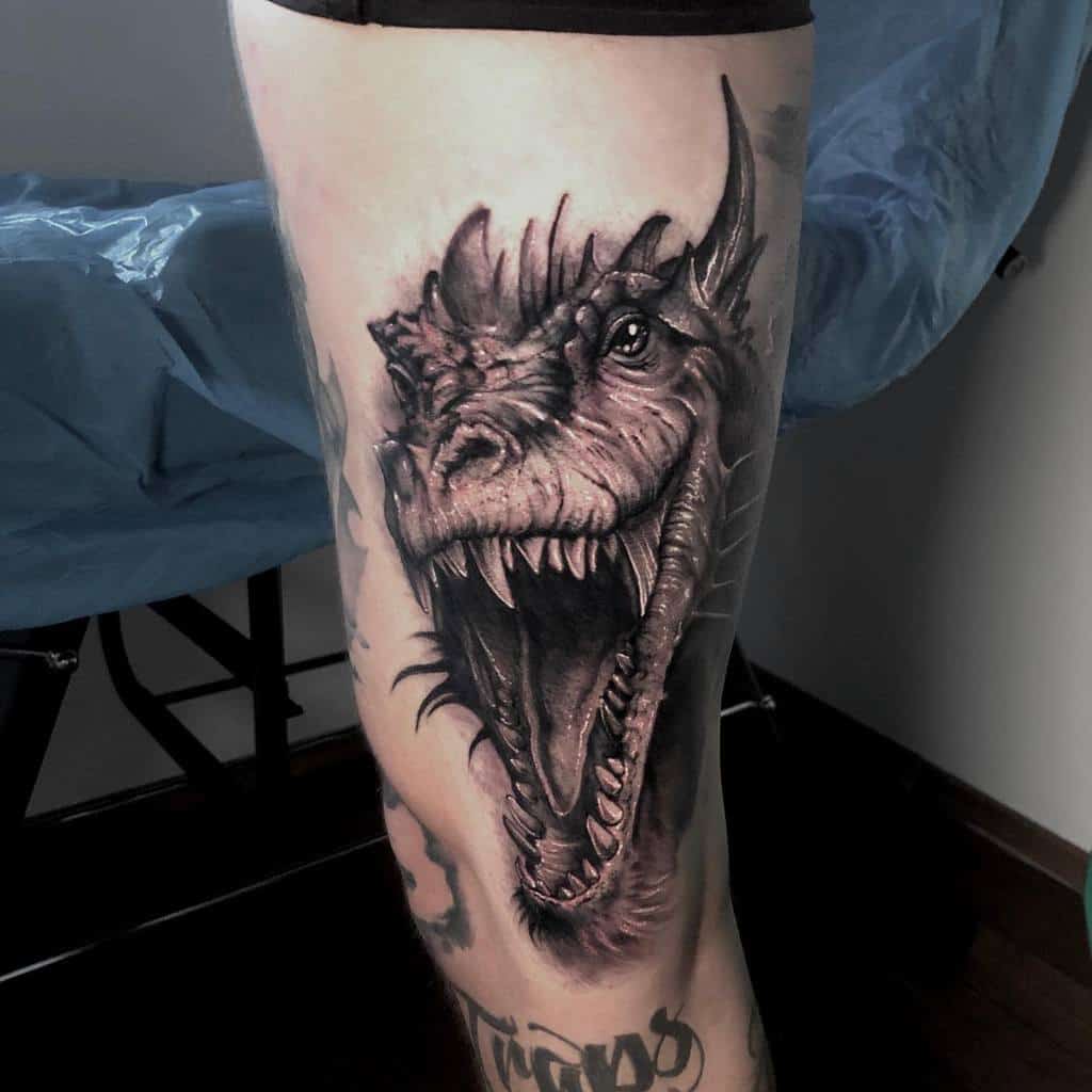 Realistic Game of Thrones Dragon Tattoo summer_t_