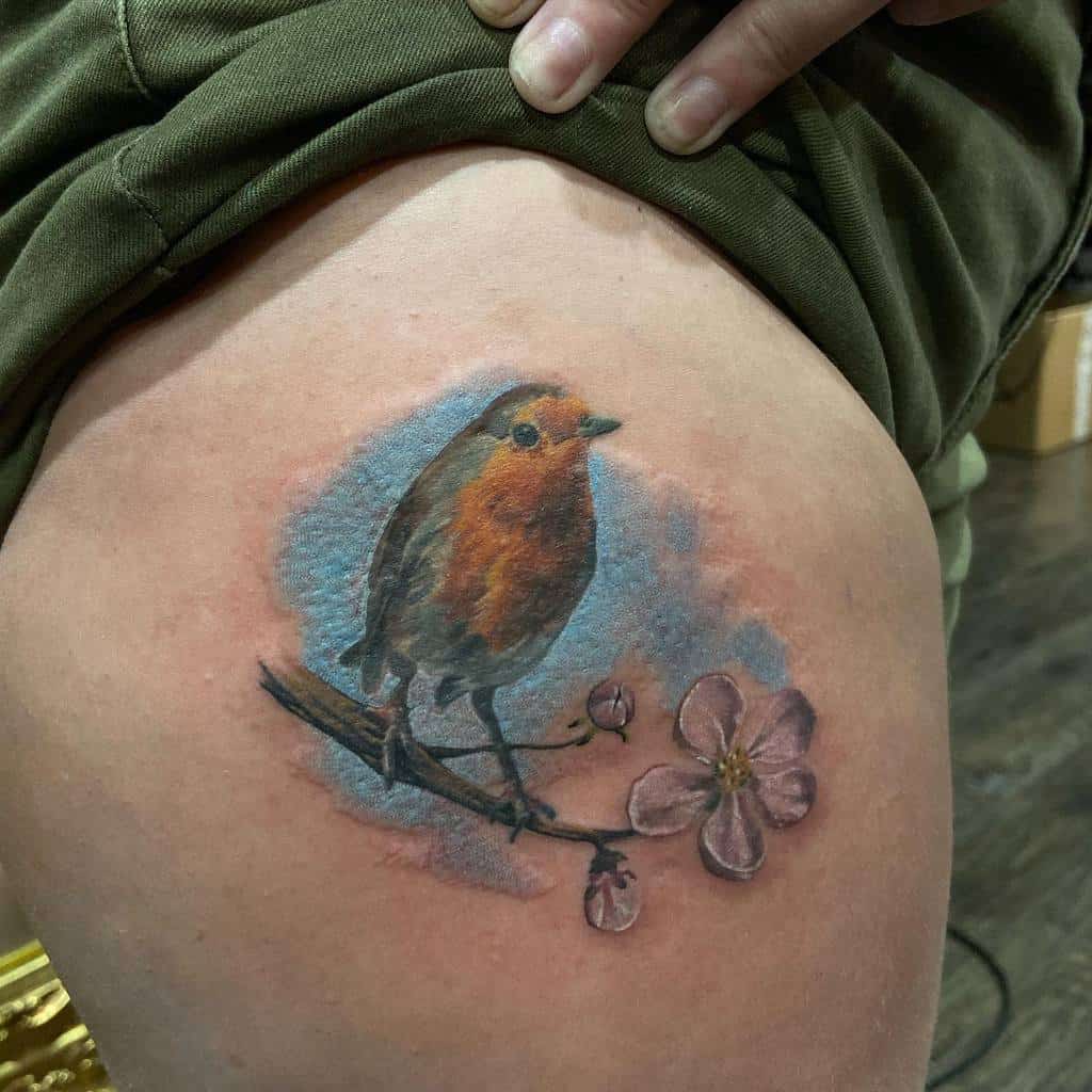 Realistic Robin Tattoo Lukelightwood Tattoos