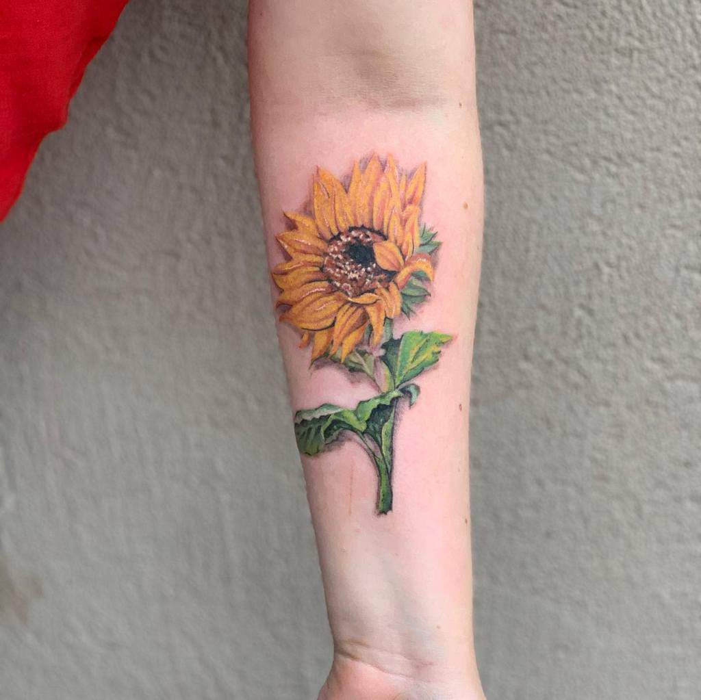 Sunflower Tattoo Meaning  What Do Sunflower Tattoos Symbolize