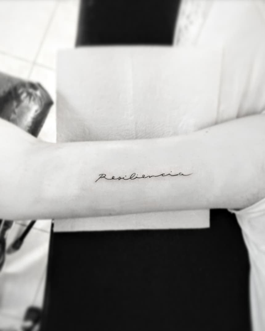 Arm Resilience Tattoo -caro.b.tattoos