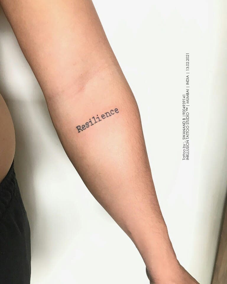 Simple Resilience Tattoo -tattoos_inkllusion
