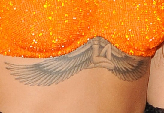 Rihanna Isis Tattoo Ribs