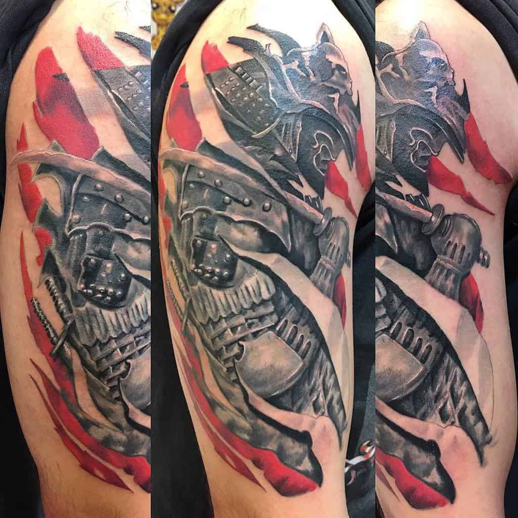Ronin Shoulder Tattoo Cavictattooland