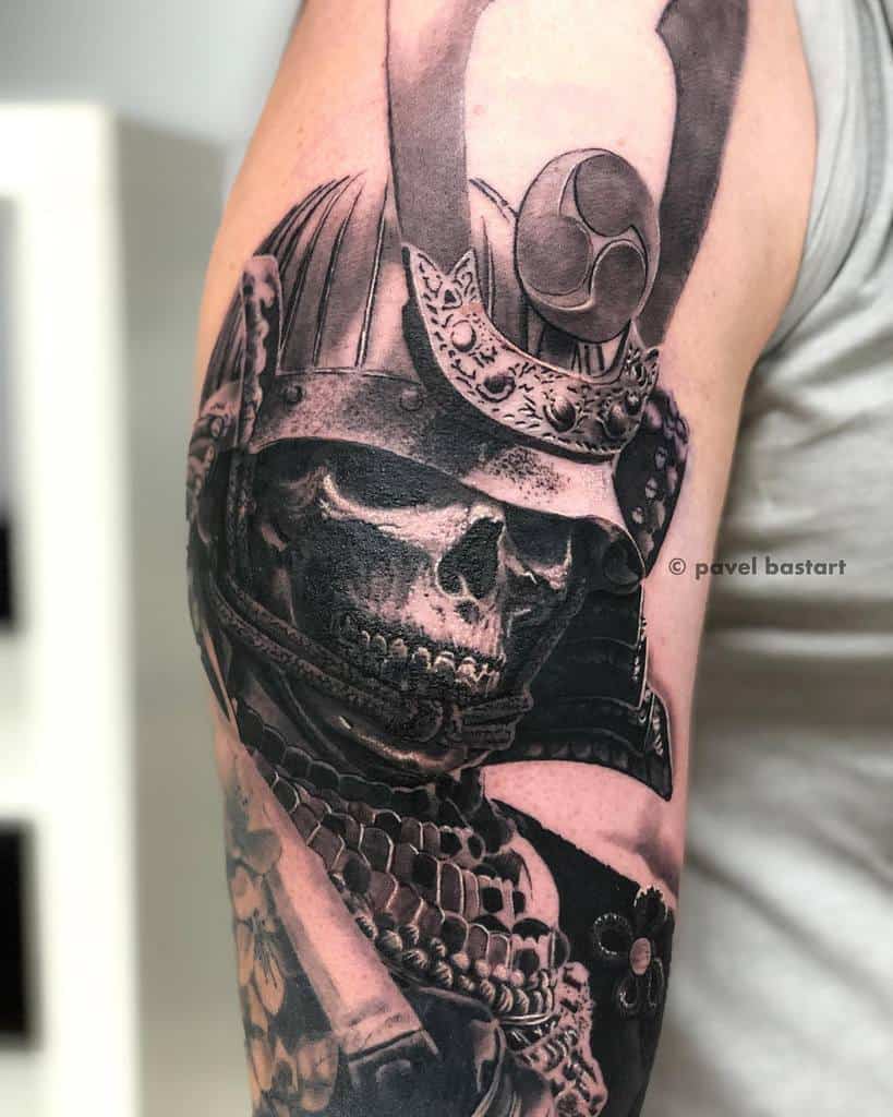 Ronin Skull Tattoo Bastartattoo.ru
