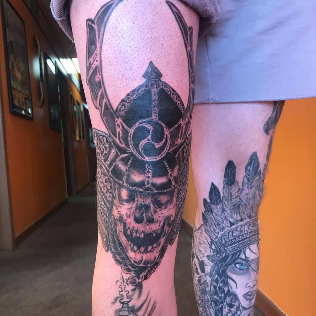 Ronin Skull Tattoo Troy Nelson Ronin