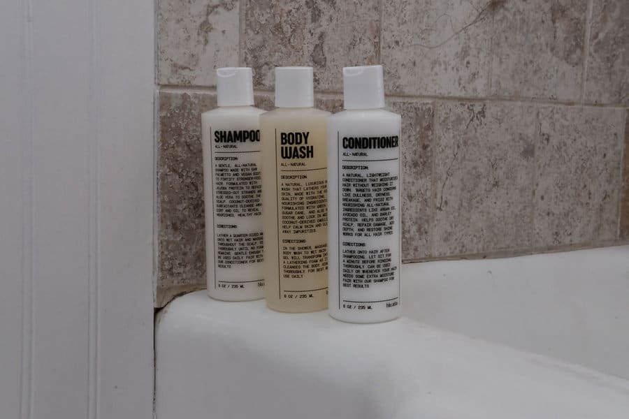 Blu Atlas shampoo, conditioner and shower gel
