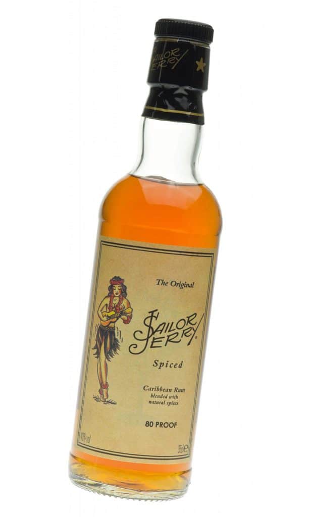 Sailor Jerry Rum With Hula Girl