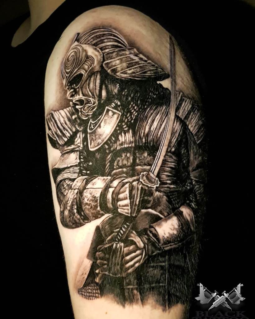 Samurai Ronin Tattoo Taraschornyi.