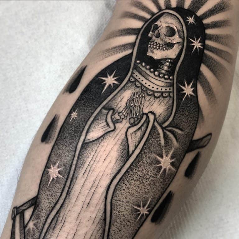 Top 61 Santa Muerte Tattoo Ideas - [2021 Inspiration Guide]